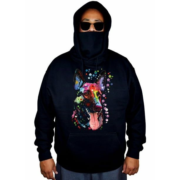 Egyptian Gas Mask Skull Zipper Hoodie Fleece Black S-2XL Juniors Egyptian Gas Mask Skull Zipper Hoodie Fleece Black S-2XL Juniors